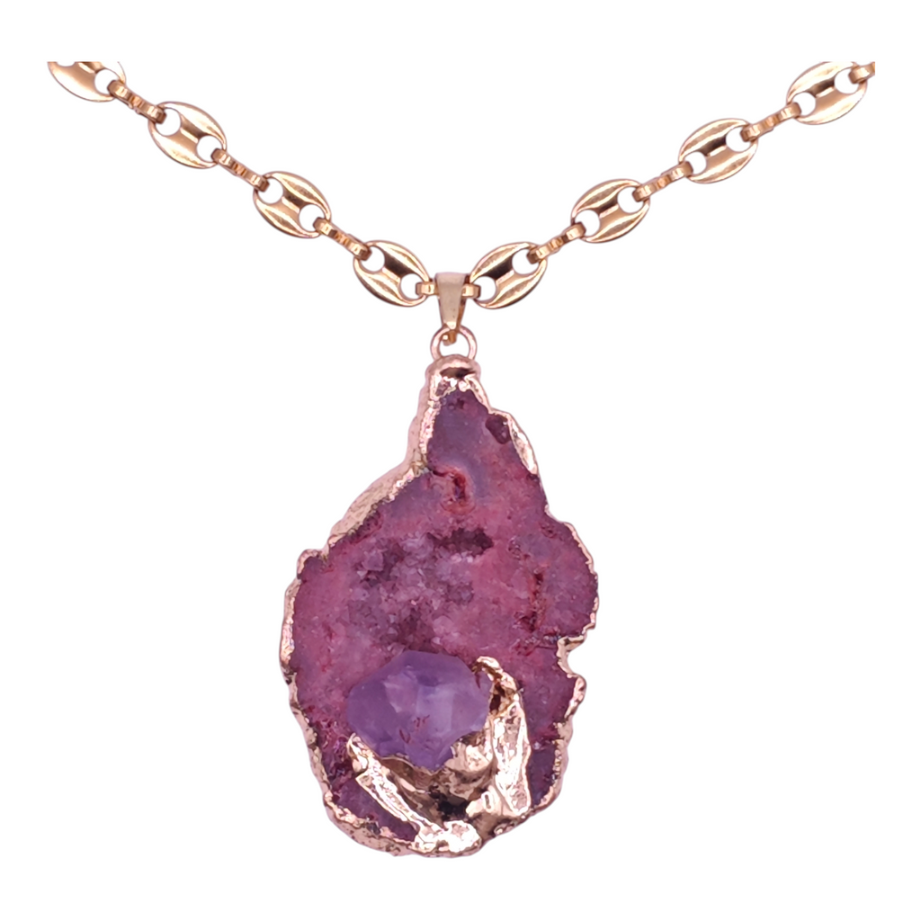 Collar Madre Tierra Violeta